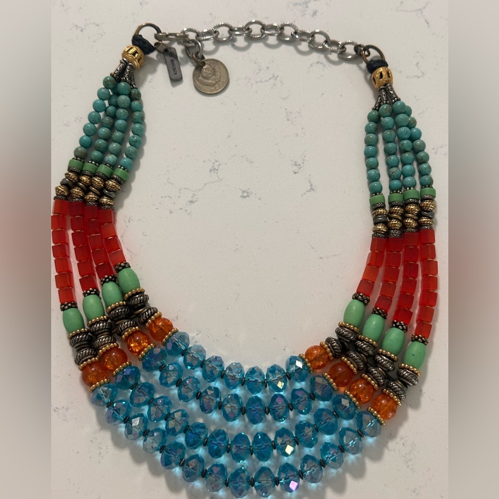 Masha Archer vintage necklace absolutely gorgeous. Rare to find. - Picture 5 of 14
